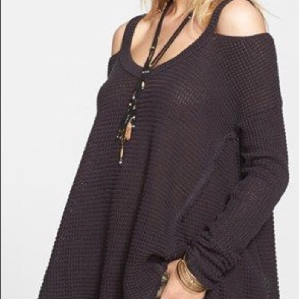 Free people cut out shoulder sweater